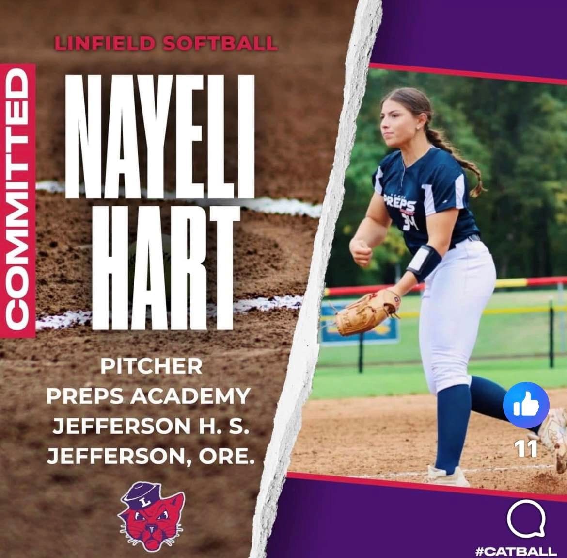 Nayeli Hart – Committed (Linfield Softball)